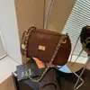 Cross2026 Otoño Nueva Moda Bolso de Mano Retro Patrón de Diamantes Bolso de Hombro Cadena Sensación de Alta Gama Bolso de Hombro Único
