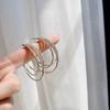 Pendientes Dongdaemun 2023 con nuevos anillos de circonita con personalidad, estilo europeo y americano, con temperamento que combina con todo.