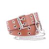 Cinto Versátil de Tricô Feminino com Fivela de Ilhós Estrela Popular Europeu e Americano Corrente da Moda Cinto Largo Decorativo Feminino Pronta Entrega