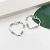 1 colgante de aleación de amor, accesorios de joyería, collar de cuentas, pulsera, plata antigua retro con forma de corazón.