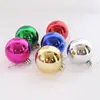 Bolas de Navidad al por mayor 3/4/5/6/8cm Plástico Brillante Mate Pasteles Bolas Galvanizadas Decoraciones Colgantes para Árbol de Navidad