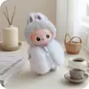 Labubu Cuarta Generación 4.0 Ropa de Bebé Sombrero de Felpa Chaqueta Cálida Labubu Ropa de Bebé Muñeca de Repuesto