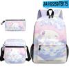 Mochila Escolar Periférica Impressa 3D Novo Produto Sanrio MeloDy Bolsa de Lápis Bolsa de Ombro Conjunto de Três Peças