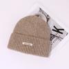Gorro de lana para mujer, cálido, pequeño, de punto, para otoño e invierno, original, combinable con todo, con protección para las orejas, ideal para estudiantes, para ir de compras o para el frío.