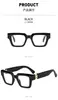 Gafas de Marco Europeas y Americanas de Marca Grande Transfronterizas, Gafas Lisas, Patrón de Mármol Retro, Marco de Gafas Estilo Ins para Mujer con Filtro de Luz Azul