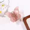 Pinza de Pelo de Mariposa Colorida, Pinza de Garra Brillante de Tamaño Mediano Engrosada para Recogido en la Parte Trasera de la Cabeza, Estilo Chica Linda, Directo del Fabricante