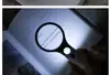 Lupa de Mano con 3 Luces LED, Lupa de Lectura de Lente Dual 3X y 45X para Personas Mayores, Inspección, Joyería