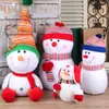 Arranjo de Cena de Boneco de Neve de Natal Enfeites Decoração de Natal Presentes Boneco de Neve de Natal Enfeites de Feriado de Natal