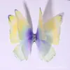 5cm Tul de Hada Estéreo de Doble Capa Alas de Mariposa Pasador Antiguo Hecho a Mano DIY Accesorios para Peinado Material para Pin Shooting