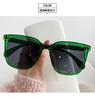 Óculos de Sol para Mulheres, Anti-UV, Óculos de Sol de Estilo Coreano para Mulheres com Rostos Grandes, Lentes Degradê, High-End, Rostos Redondos, Emagrecimento, Antirreflexo