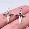 Colgante de sol, luna y estrellas brillantes, hecho a mano, 27 x 17 mm, 1,13 g, accesorios de joyería multicolor.