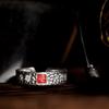 Anillo de Moda Estilo Nuevo Retro para Hombres y Mujeres Nicho de Alta Gama Retro Estilo Nacional Transferencia Apertura Anillo de Dedo