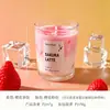 Taza de Vela Aromaterapia Creativa, Vela sin Humo, Cera de Gelatina, Sabor Café Matcha Latte, Decoración de Atmósfera Romántica, Regalo Souvenir