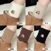 Calcetines de invierno hasta la pantorrilla para mujer, forro polar para otoño e invierno, engrosados, con temática de capibara, calcetines cálidos para el suelo