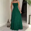 Ropa de mujer de estilo europeo y americano para Amazon transfronterizo, nueva moda versátil, estilo chica popular, vestido lencero sexy color rojo vino