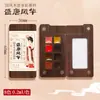 Acuarelas sólidas 15 colores mini viaje portátil pintura acuarela set arte pintado a mano al por mayor pinturas
