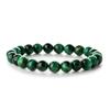 Pulseira de contas de ametista de pedra natural direto da fábrica, pulseira de ágata calcedônia, pulseira finalizada, pulseira multicolorida atacado