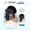 Peluca de Moño Bajo con Pinza de Garra, Accesorio para el Cabello Estilo Perezoso, Moño de Peluca Naturalmente Esponjoso en la Parte Posterior de la Cabeza