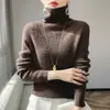 Cuello alto cruzado para mujer, cuello alto, ajuste ceñido, nuevo, suave, 2026 Otoño Invierno, suéter de punto, capa base, ropa interior