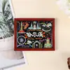 Imanes de Refrigerador de Madera Pizarra Personalizados con Nombres de Ciudades Chinas, Atracciones Turísticas Magnéticas 3D, Regalos Creativos, Souvenirs Culturales y Creativos