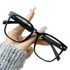 Novo Armação Grande Ultra Leve Tr90 Artefato de Maquiagem Simples para Mulheres, Espelho Decorativo para Manhã Cedo, Armação de Óculos para Emagrecer o Rosto para Homens com Lentes de Grau