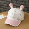 Chapéus Infantis para Primavera e Outono, Boné Estilo Bico de Pato com Estampa de Ursinho para Meninos e Meninas, Boné de Baseball Cartoon Fofo para Uso ao Ar Livre