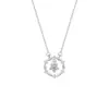 Colar Estrela de Cinco Pontas Rosa Diamante Prata Colar Feminino de Prata Esterlina S925 2025 Novo Estilo Quente Luxo Acessível Corrente de Clavícula de Alta Qualidade