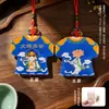 Estilo Zen Chino Bolsa de Incienso Bendición Mazu Bolsa para Coche Pequeño Doctor Divino Adorno Colgante de Paz Bolsa de Incienso Taiwán Sachet Personalización