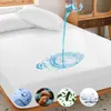 Em estoque touca de cama impermeável de tecido atoalhado protetor de colchão Amazon colcha à prova de urina Protetor de Colchão