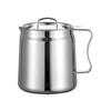 Pote de Filtro de Óleo de Aço Inoxidável 304 Pote Separador de Resíduos de Óleo Mini Fritadeira Tanque de Armazenamento de Óleo Panela de Fritura Doméstica Azul com Filtro