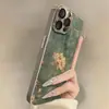 Funda Retro Antihuellas Dactilares Adecuada para Apple 17 Pro Max, Funda de Teléfono Personalizada 1615, Funda Espejo Creativa para iPhone 14 13