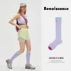 Calcetines Deportivos de Compresión para Yoga de Micro-presión Fina Renacimiento Correr Saltar la Cuerda Fitness Músculo de la Pantorrilla Función Calcetines Largos