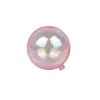 Sinfonía Bola Transparente Decoración de Pastel de Cumpleaños Estilo Ins Transparente Blanco Rosa Hermoso Romántico Horneado Adornos Festivos