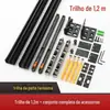 Acessórios de Ferragens para Portas Fantasma Recém-Atualizados Trilho Silencioso Invisível para Portas de Banheiro Acessórios para Trilhos de Portas de Correr