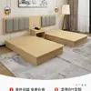 Cama de Hotel Habitación Estándar Juego Completo de Muebles Cama Especial de Hotel Cama Personalizada para Hotel Apartamento Cama Elegante para Habitación de Huéspedes Habitación de Alquiler Cama