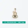 Al por mayor Estilo Coreano Punto de Colgante Único Letra de Diamante Patrón de Guitarra Aleación con Goteo de Aceite Collar Pulsera Colgante Joyería Accesorios de Bricolaje