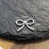 Lindo Aleación Mini Lazo Joyería Accesorios Pulsera Sencilla Pendientes Arte de Uñas Colgante Material para Funda de Teléfono de Niña