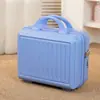 Maleta Retro Mini Estuche de Maquillaje Maleta Pequeña de 14 pulgadas Caja de Regalo Maleta de Cabina de 16 pulgadas Candado de Contraseña de Almacenamiento Estuche de Embarque