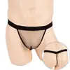 Ye Zimei AliExpress explosiones ropa interior sexy una generación de tanga transparente pantalones T de gasa transparentes para hombre