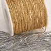 Cor-Preservadora Aço Inoxidável Ouro 18K Corrente de Lingote em Forma de O Colar Acessórios para Pulseira DIY Feita à Mão Materiais em Estoque