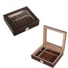 Suministro directo de fábrica caja de cigarros vintage de madera de cedro humectador de cigarros caja portátil de almacenamiento de cigarros caja de almacenamiento de cigarros