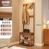 Taburete para cambiar zapatos de madera maciza para el hogar, zapatero con percha integrada, luz de entrada para puerta del hogar, banco para sentarse con puerta de lujo, taburete para cambiar zapatos