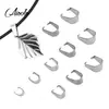 Venta al por mayor de fábrica hebilla de melón de acero inoxidable 304 hebilla de boca equivocada hebilla colgante clip para colgante de collar accesorios de joyería DIY