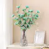 Azalea artificial, flores de espuma de mariposa rosa, decoración del hogar, arreglo de jarrón para sala de estar, estética de alta gama, ramo de flores artificiales de 5 cabezas