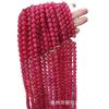 Contas soltas de turmalina calcedônia de 8 mm Morgan Round contas de cristal rosa contas redondas de água-marinha contas de flor de pessegueiro Jade acessórios para colar faça você mesmo