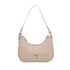 Bolso Nuevo de Ravioli con Lazo Moda Color Sólido Simple Hombro Textura Bolso de Hombro 2025 Casual Bolso de Axila Bolso de Media Luna