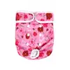 Pantalones sanitarios para perros con broches, a prueba de fugas, resistentes a la suciedad, lavables y reutilizables, ajustados sin volumen, pañales para cuidado en casa para perras