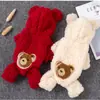 Ropa para Perros Otoño e Invierno Engrosada Cálida Ropa de Cuatro Patas Perros Pequeños Teddy Bichon Pomerania Gato Mascota Anti-Caída