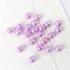 Perlas sueltas de imitación de perlas de imitación de color ABS de 3-14 mm con agujero recto, cuentas redondas para hacer collares, pulseras y fundas de teléfono, accesorios de joyería con cuentas.