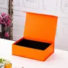 Caja de Regalo con Tapa Abatible en Forma de Libro Logotipo Personalizado Caja de Regalo Magnética en Forma de Libro Caja para Cosméticos Caja para Té Embalaje